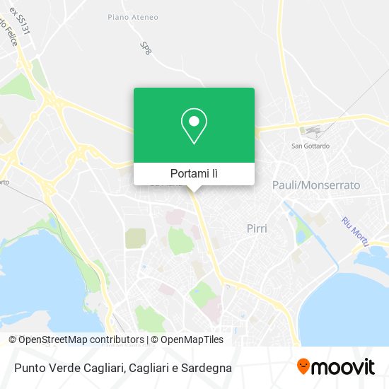 Mappa Punto Verde Cagliari