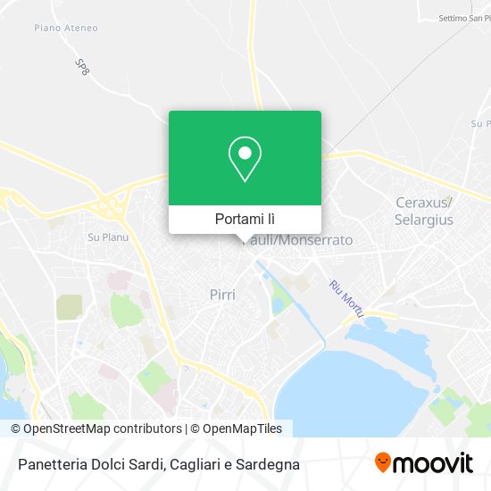 Mappa Panetteria Dolci Sardi