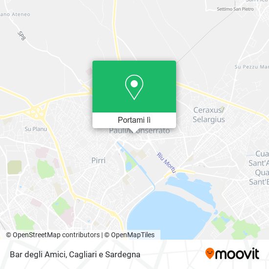 Mappa Bar degli Amici