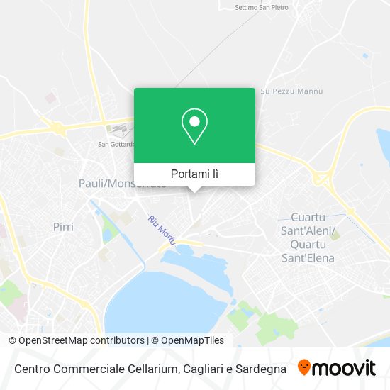 Mappa Centro Commerciale Cellarium