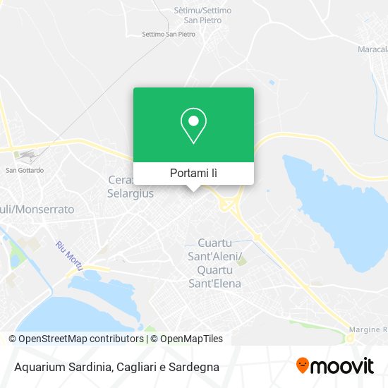 Mappa Aquarium Sardinia