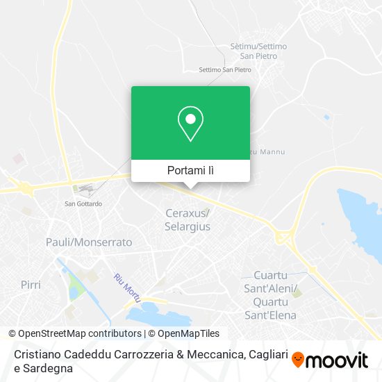 Mappa Cristiano Cadeddu Carrozzeria & Meccanica