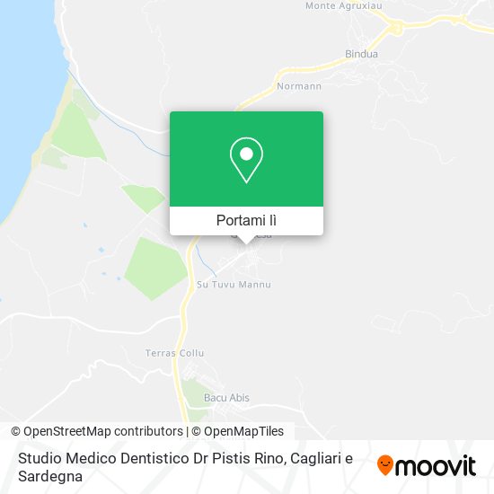 Mappa Studio Medico Dentistico Dr Pistis Rino
