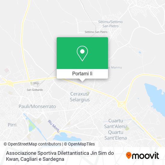 Mappa Associazione Sportiva Dilettantistica Jin Sim do Kwan