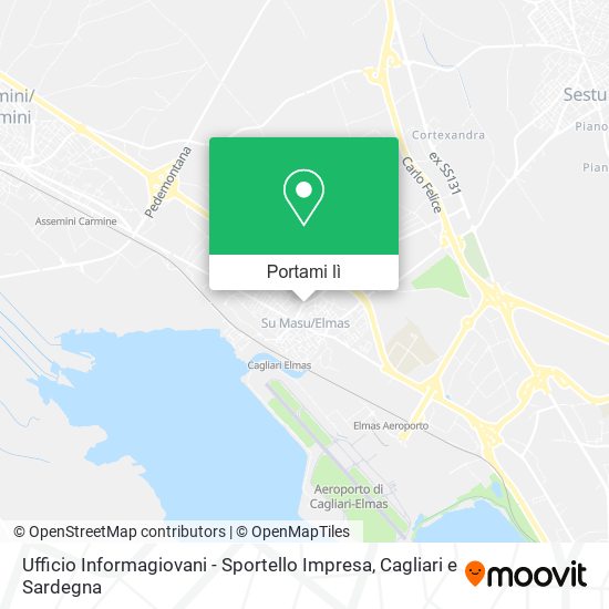 Mappa Ufficio Informagiovani - Sportello Impresa