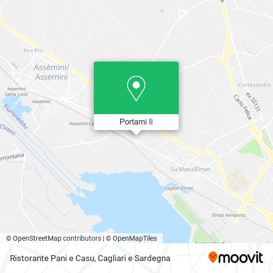 Mappa Ristorante Pani e Casu