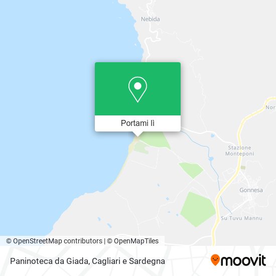 Mappa Paninoteca da Giada