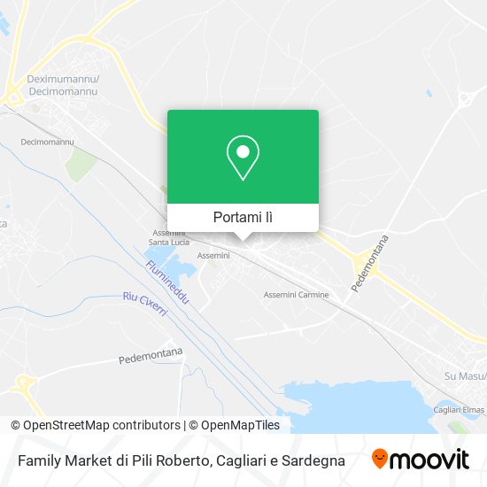 Mappa Family Market di Pili Roberto