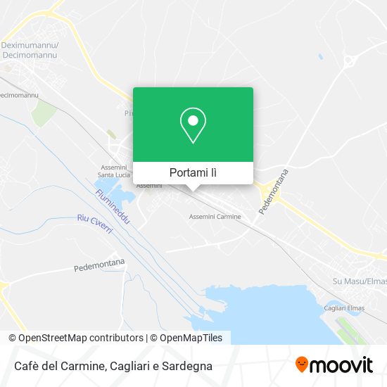 Mappa Cafè del Carmine