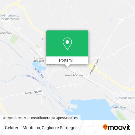 Mappa Gelateria Maribana
