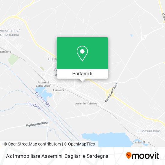 Mappa Az Immobiliare Assemini