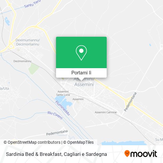 Mappa Sardinia Bed & Breakfast