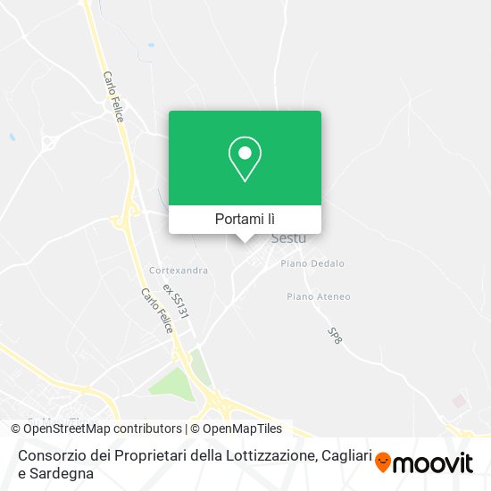 Mappa Consorzio dei Proprietari della Lottizzazione