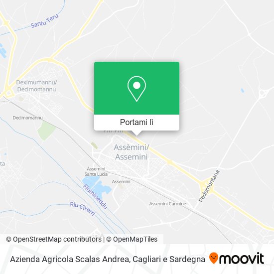 Mappa Azienda Agricola Scalas Andrea