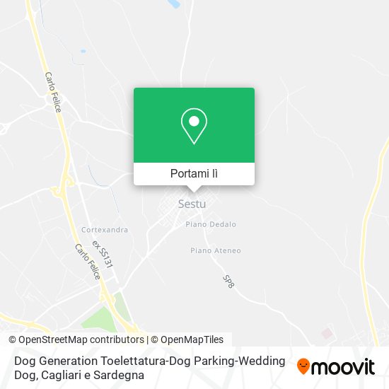 Mappa Dog Generation Toelettatura-Dog Parking-Wedding Dog