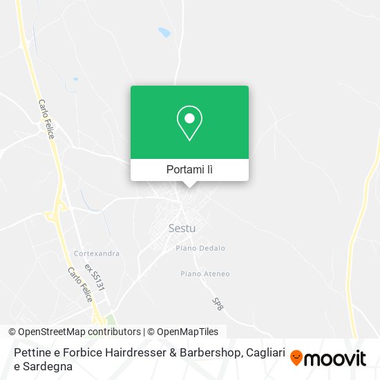 Mappa Pettine e Forbice Hairdresser & Barbershop