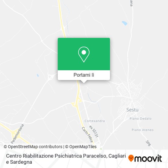 Mappa Centro Riabilitazione Psichiatrica Paracelso
