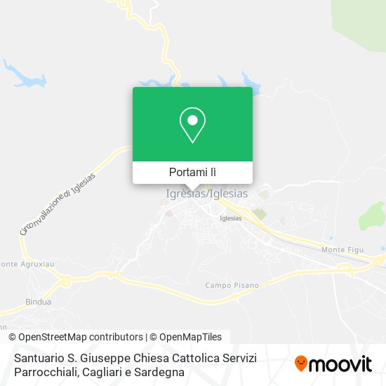 Mappa Santuario S. Giuseppe Chiesa Cattolica Servizi Parrocchiali