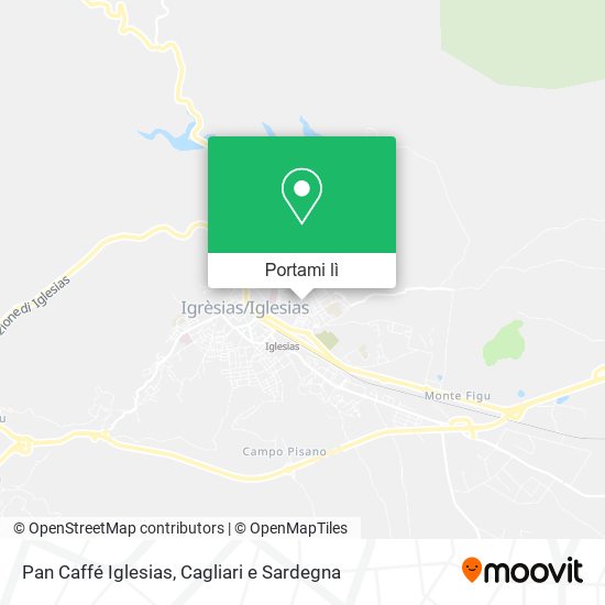 Mappa Pan Caffé Iglesias