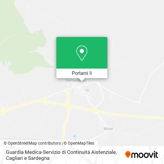 Mappa Guardia Medica-Servizio di Continuità Aistenziale