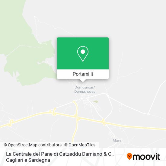 Mappa La Centrale del Pane di Catzeddu Damiano & C.