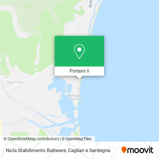 Mappa Nicla Stabilimento Balneare