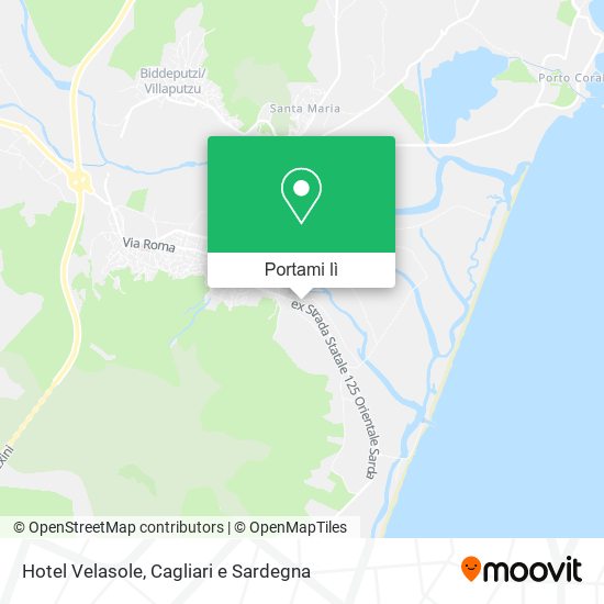 Mappa Hotel Velasole
