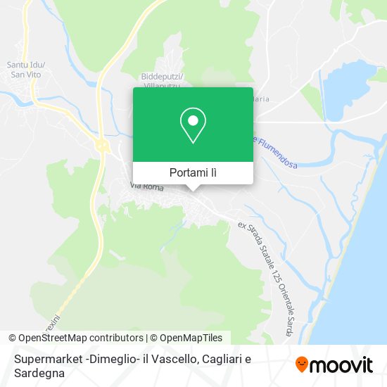 Mappa Supermarket -Dimeglio- il Vascello