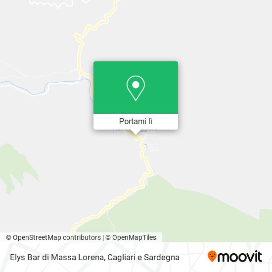 Mappa Elys Bar di Massa Lorena