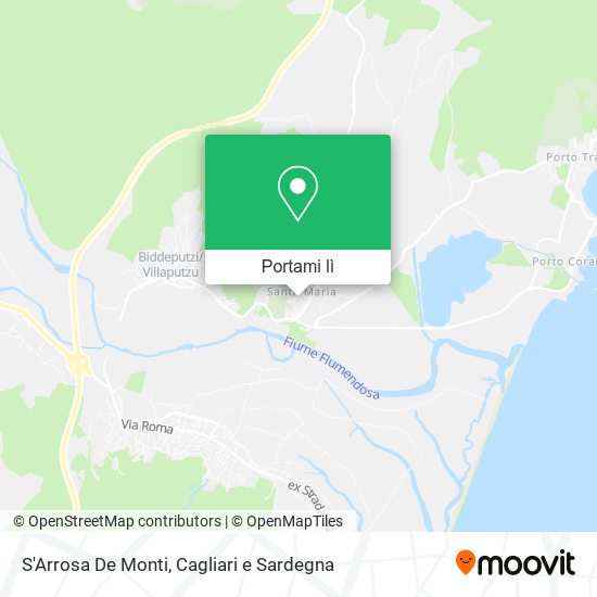 Mappa S'Arrosa De Monti
