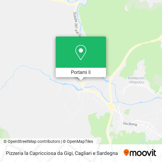 Mappa Pizzeria la Capricciosa da Gigi