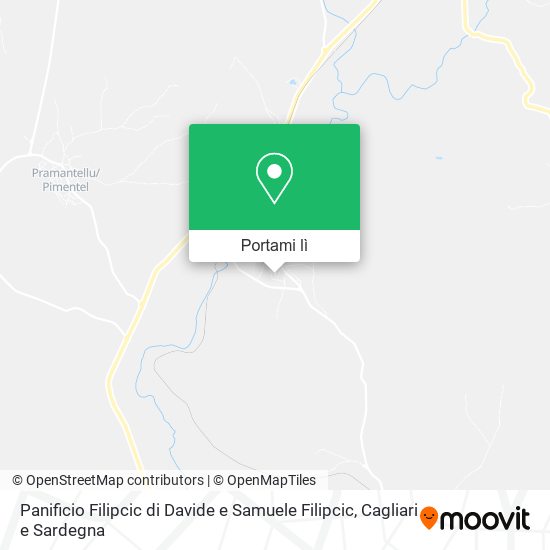 Mappa Panificio Filipcic di Davide e Samuele Filipcic