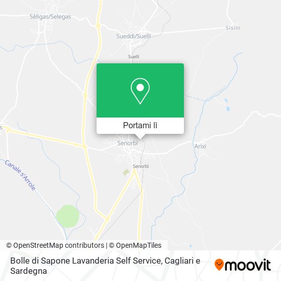 Mappa Bolle di Sapone Lavanderia Self Service