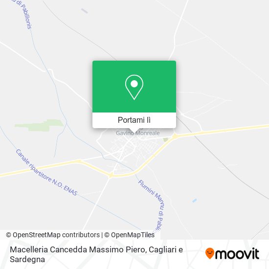 Mappa Macelleria Cancedda Massimo Piero