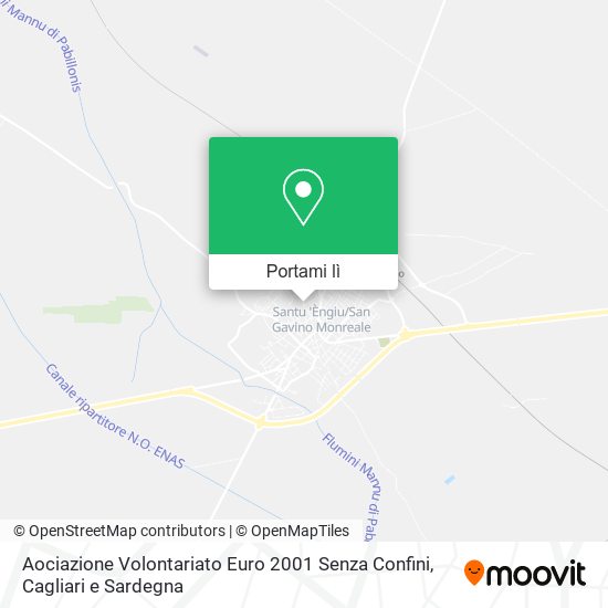 Mappa Aociazione Volontariato Euro 2001 Senza Confini