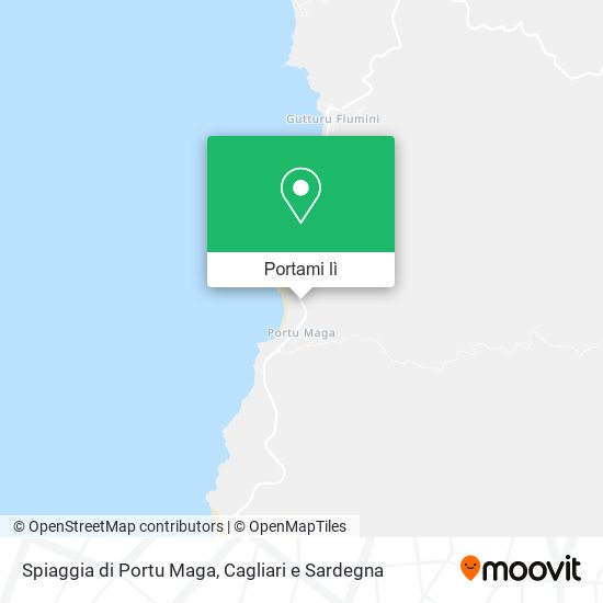 Mappa Spiaggia di Portu Maga