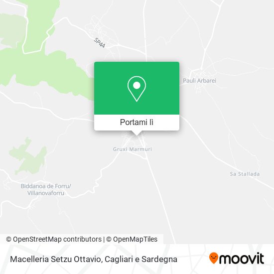 Mappa Macelleria Setzu Ottavio