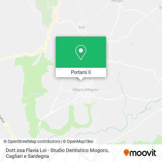 Mappa Dott.ssa Flavia Loi - Studio Dentistico Mogoro