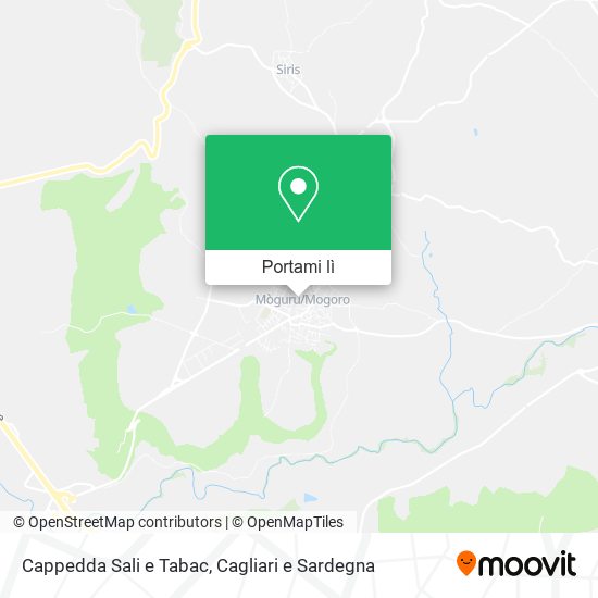 Mappa Cappedda Sali e Tabac