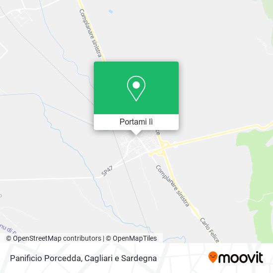 Mappa Panificio Porcedda