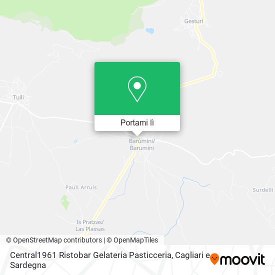 Mappa Central1961 Ristobar Gelateria Pasticceria