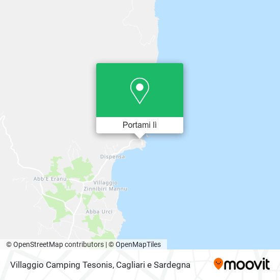 Mappa Villaggio Camping Tesonis