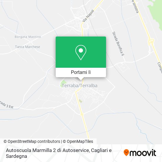 Mappa Autoscuola Marmilla 2 di Autoservice