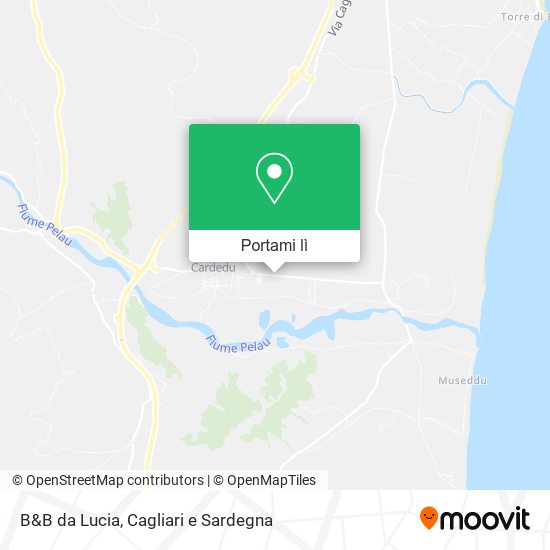 Mappa B&B da Lucia