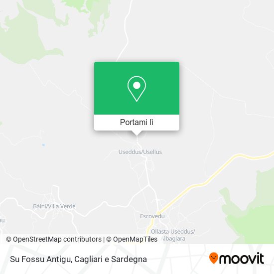 Mappa Su Fossu Antigu