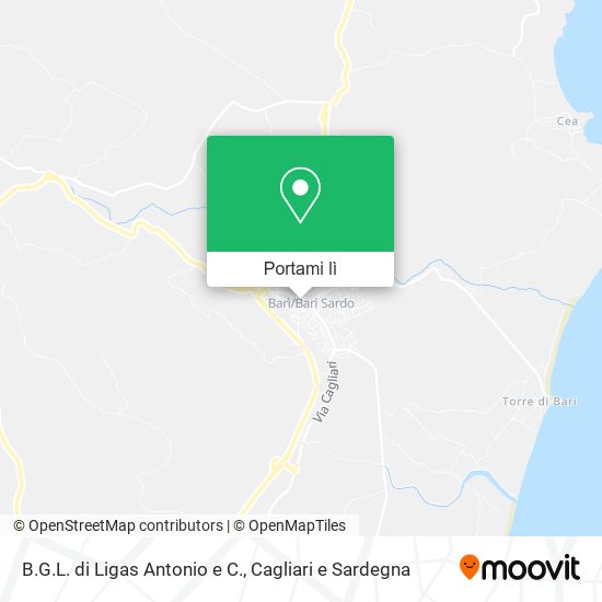 Mappa B.G.L. di Ligas Antonio e C.