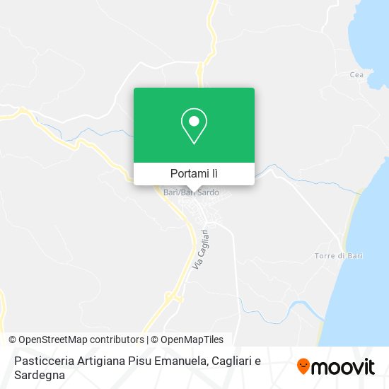 Mappa Pasticceria Artigiana Pisu Emanuela