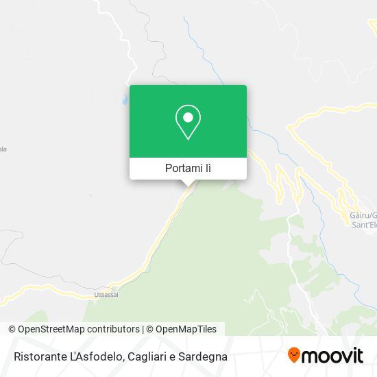 Mappa Ristorante L'Asfodelo