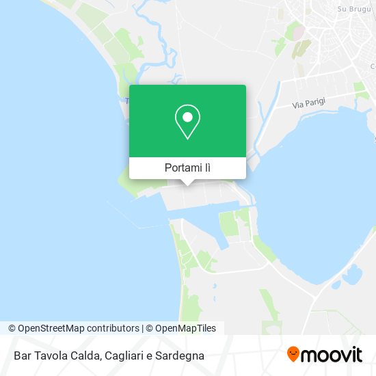 Mappa Bar Tavola Calda