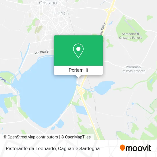 Mappa Ristorante da Leonardo